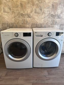 LG set electric laundry