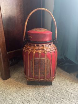 decorative rice basket