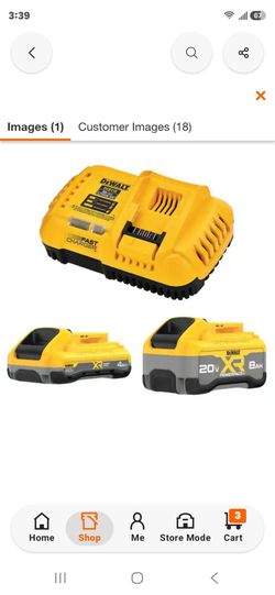 DEWALT
20V XR Lithium-Ion Starter Pack with 8.0 Ah and 4.0 Ah Battery Packs and Charger STORE PRICE $329