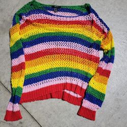 Summer knitted Long Sleeve Dhirt Size M
