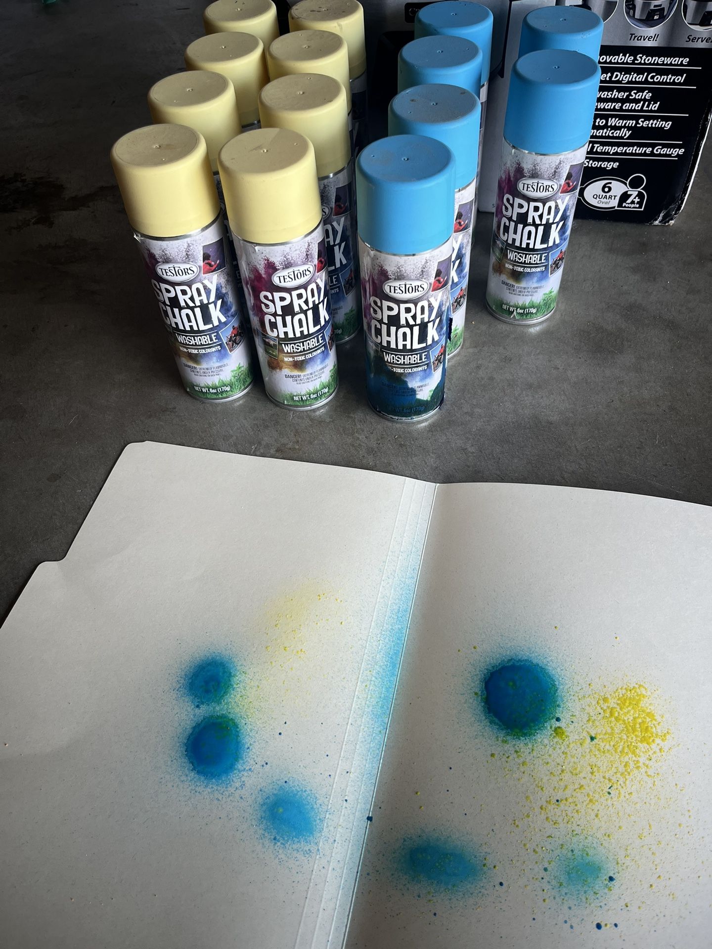 washable spray chalk