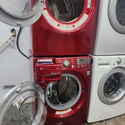 LG SET STEAM WASHER AND ELECTRIC DRYER 