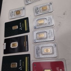 1 Gram Gold Bars
