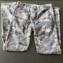 Boys 12 Slim Old Navy Camo Pants 