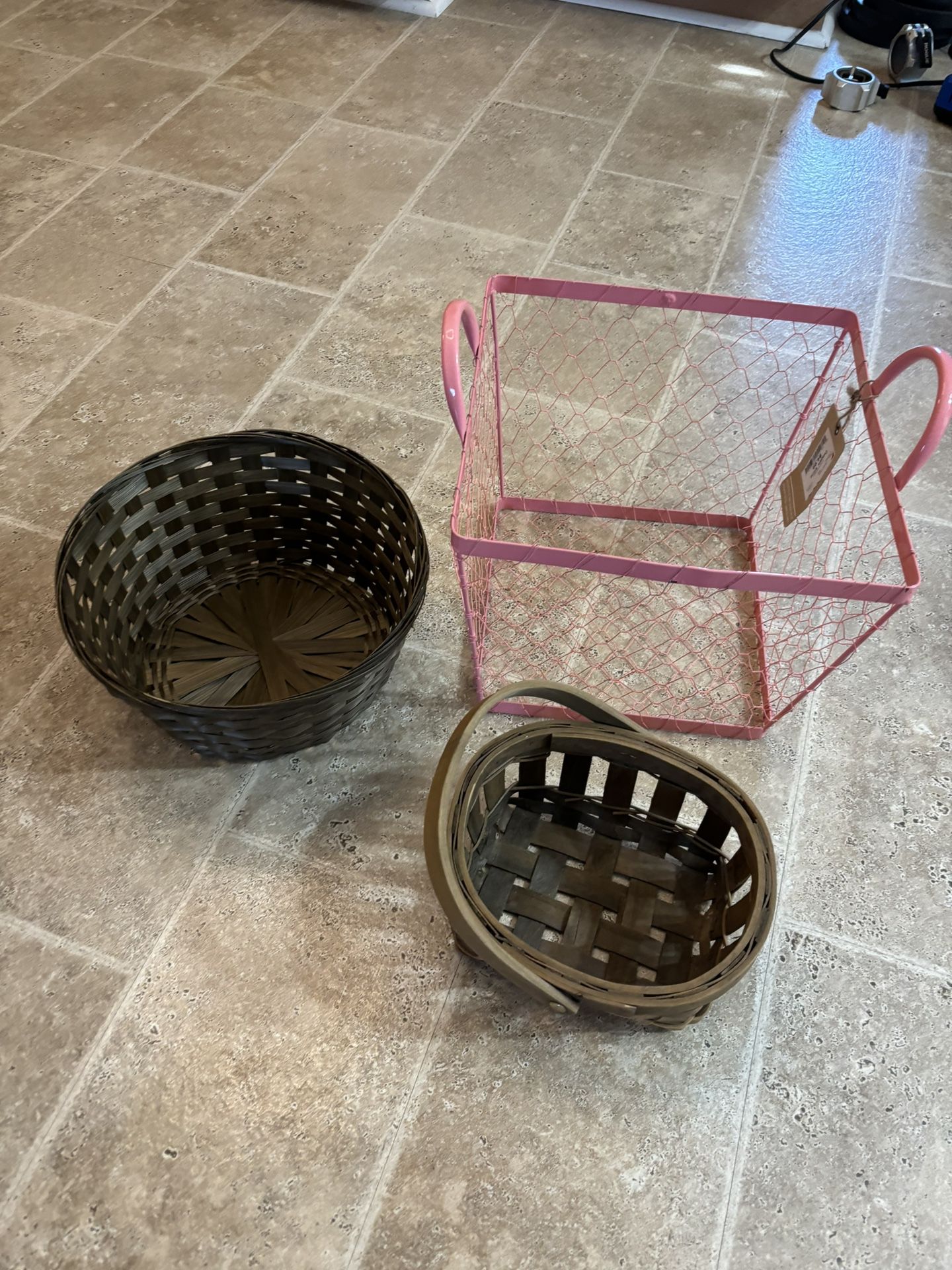 Three Misc, Baskets/ All For 4.00
