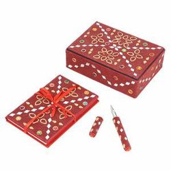 Dazzling Jewerly Box Diary Pen. Set