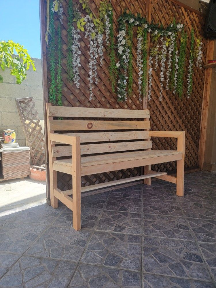 Handmade Garden Bench