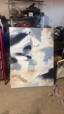 blue painting