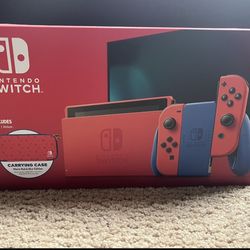 Nintendo Switch Mario Red & Blue Edition New