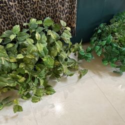 Large Artificial Greenery Set - Ivy Basket + Vine Bundle