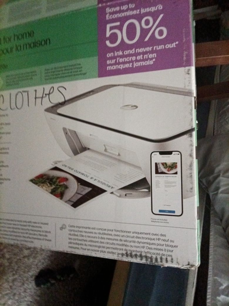 Hp Printer New In Box With Instant Ink