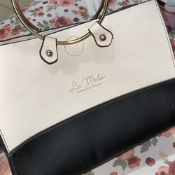 Cute black & white bag