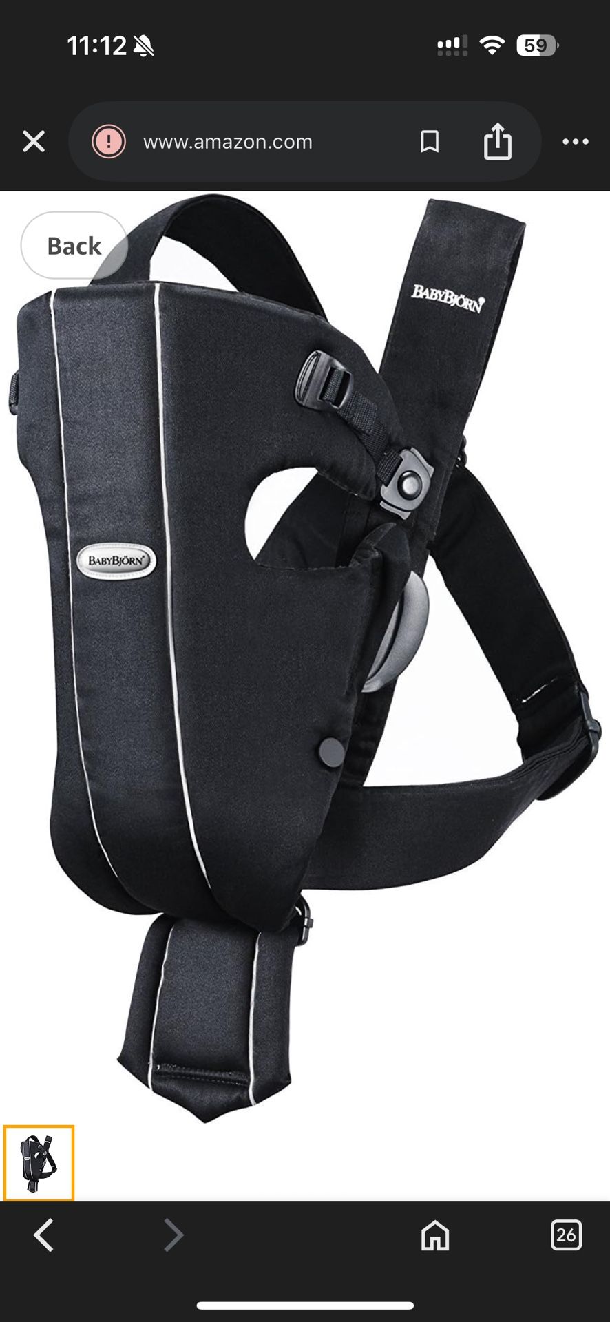Baby bjourn carrier