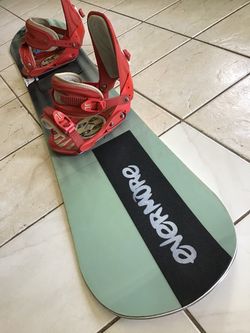 Size 157 W Snowboard (0-Sin) w/ Large Bindings