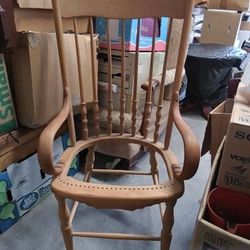 Unfinished Side Chair w Bent Wood Arms $45.00