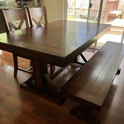 Wood Dining Room Set