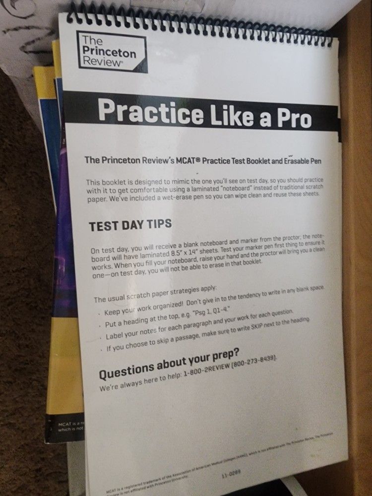 Pearson MCAT Study Books Books & Magazines