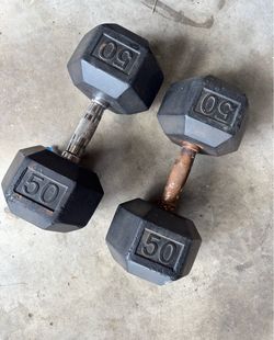 Dumbbell set 50lbs