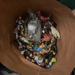 Bag Full Of Mix Vintage Toys