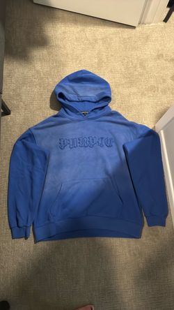 (Purple Brand) Blue Hoodie Sweatshirt Exclusive