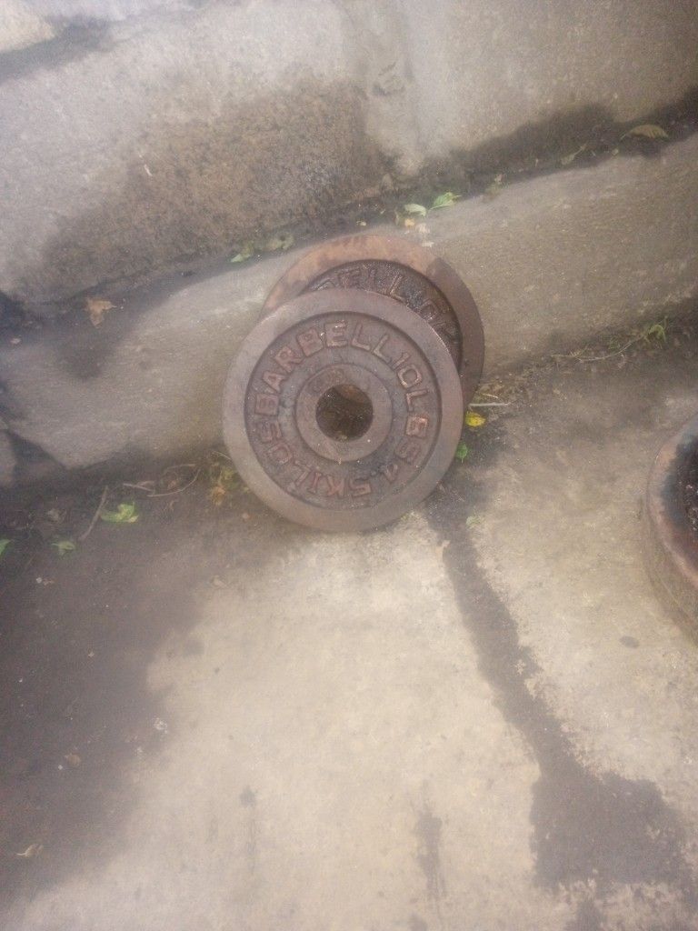 Bench Press Bar Metal Weights With Rack
