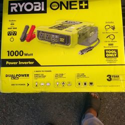 Ryobi 1000. Watt  Inverter/jumper