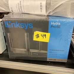 Linksys Hydra Pro 6E Tri-band Mesh WiFi Router 