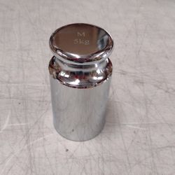 BRWH-B07SSWXDQG  True 5kg Calibration Weight - 5000g Weight - Class M2 Precision Calibration Weight, Chrome Finish, Test Weight for Digital Scales and