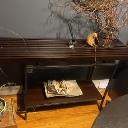 Espresso Console Table 