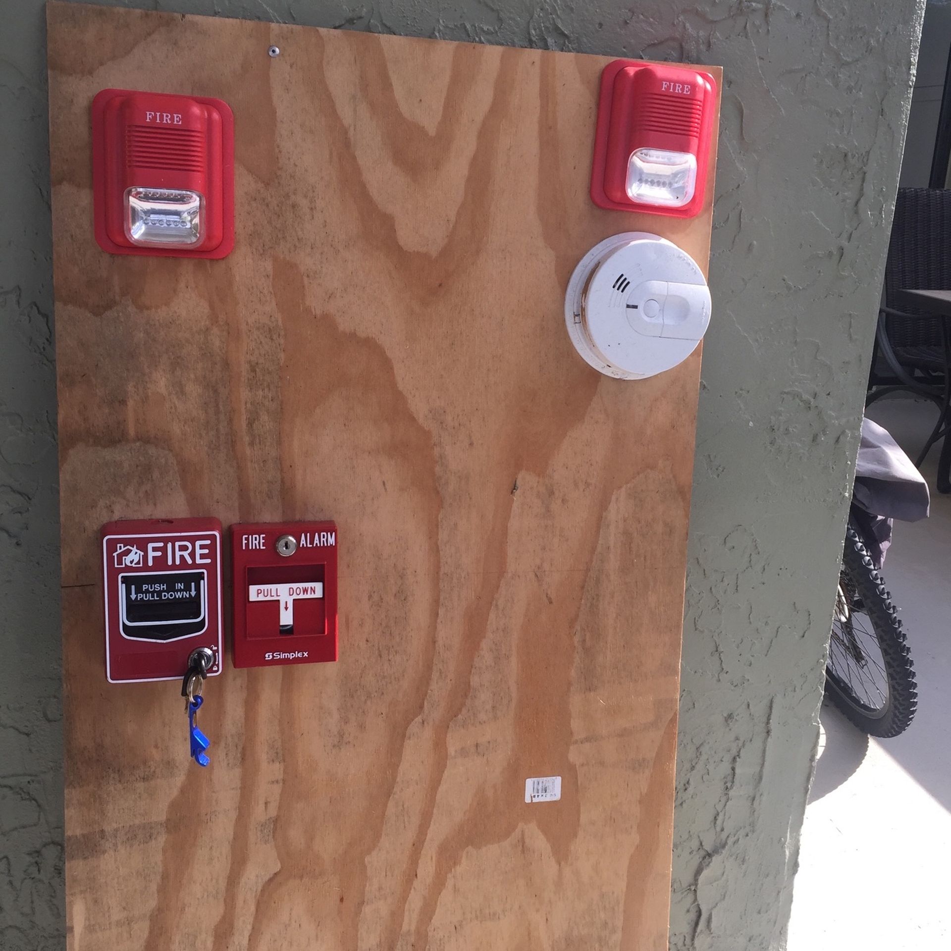 Fire Alarm Board With Keys