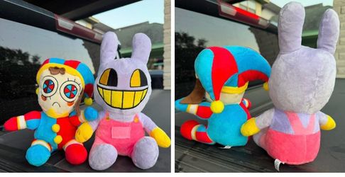The amazing digital circus stuffed animals