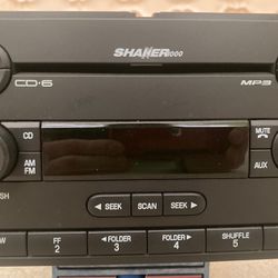 2005-09 Ford Mustang Shaker 1000 Radio/6 Disc CD/MP3 Player