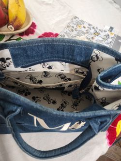 Blue mickey Crossbody Purse