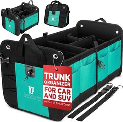 Car Trunk Organizer for SUV & Auto Cargo Storage, Large