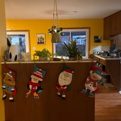 Christmas Stockings And holders 