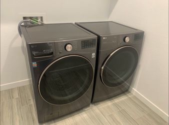 LG washer and dryer gas stackable