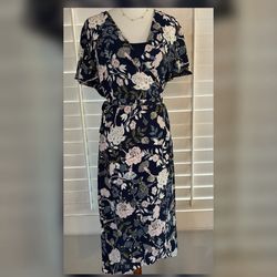 💙 TIME & TRU • Floral  Dress 