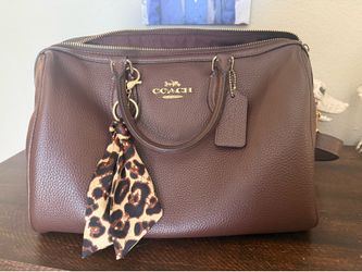 NWT Coach Rowan Large Satchel Bag in Maple