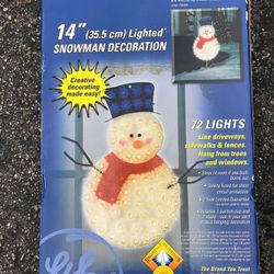 Snowman Lighted Decoration
