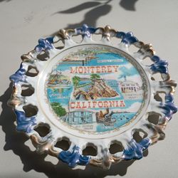 Vintage Monterey California Landmark Collectors Plate 