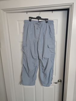 Light Blue Cargo Pants