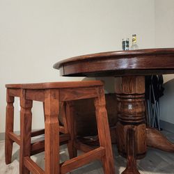 REAL Wood Table Set + Extender