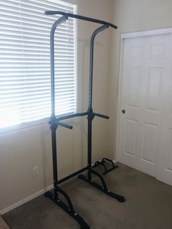 Power Tower Pull-Up and Dip Station