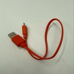 New JBL USB to Micro USB SHORT Charging Cable Cord Orange  