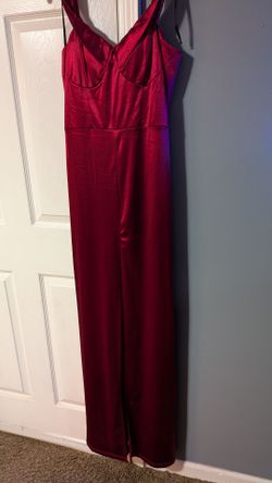 Burgundy/ Red long formal dress