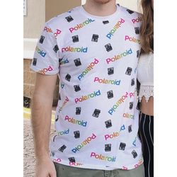 Polaroid Camera Rainbow Short Sleeve T-Shirt