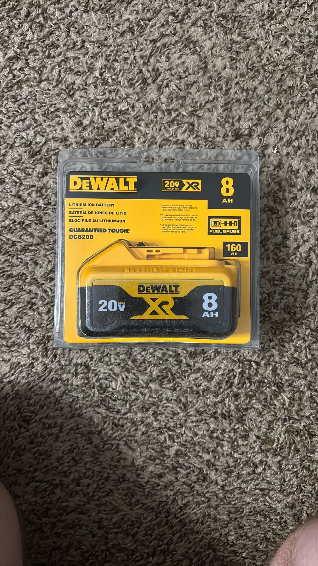DEWALT 20v Max Battery 8. 0Ah
