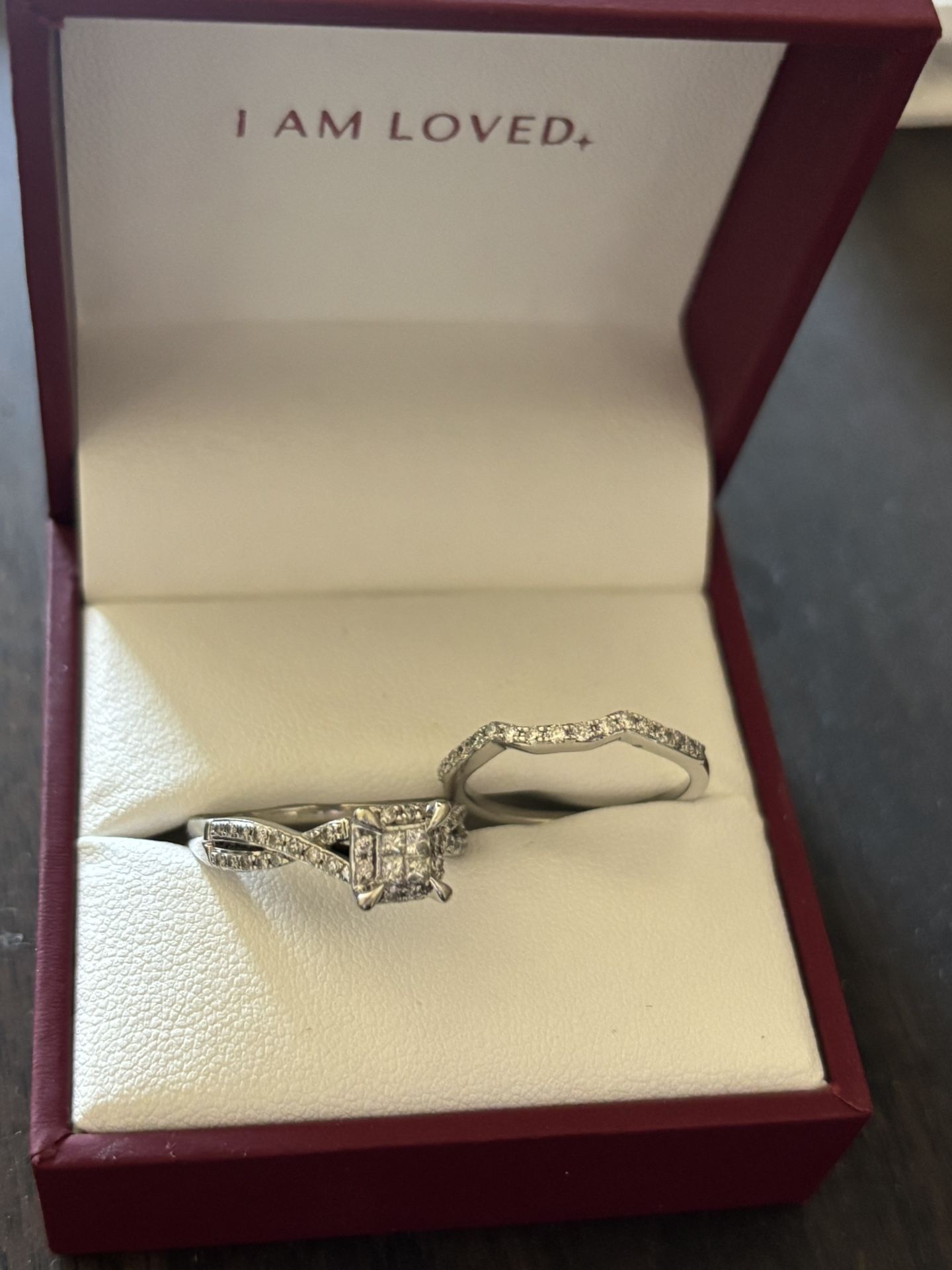Helzberg Diamond Engagement Ring And Wedding Band