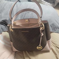 Brown N Pink Michael Kors