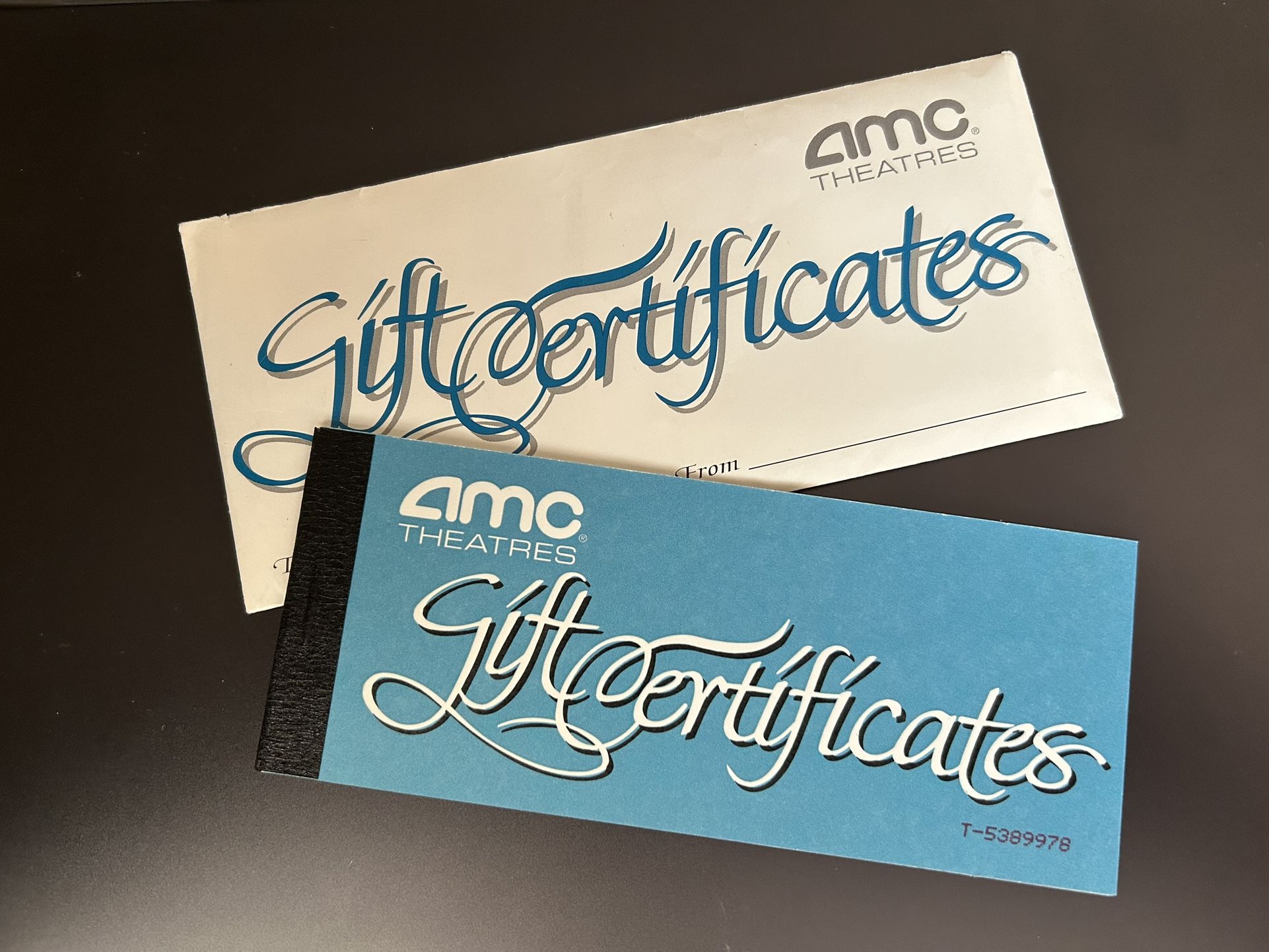 Vintage AMC Gift Certificate Booklet 1(contact info removed)s